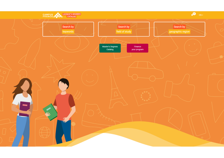 Bachelor's catalog homepage